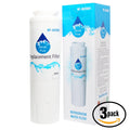 3-Pack Replacement for Amana ASD2627KES Refrigerator Water Filter - Compatible with Amana UKF8001AXX Fridge Water Filter Cartridge