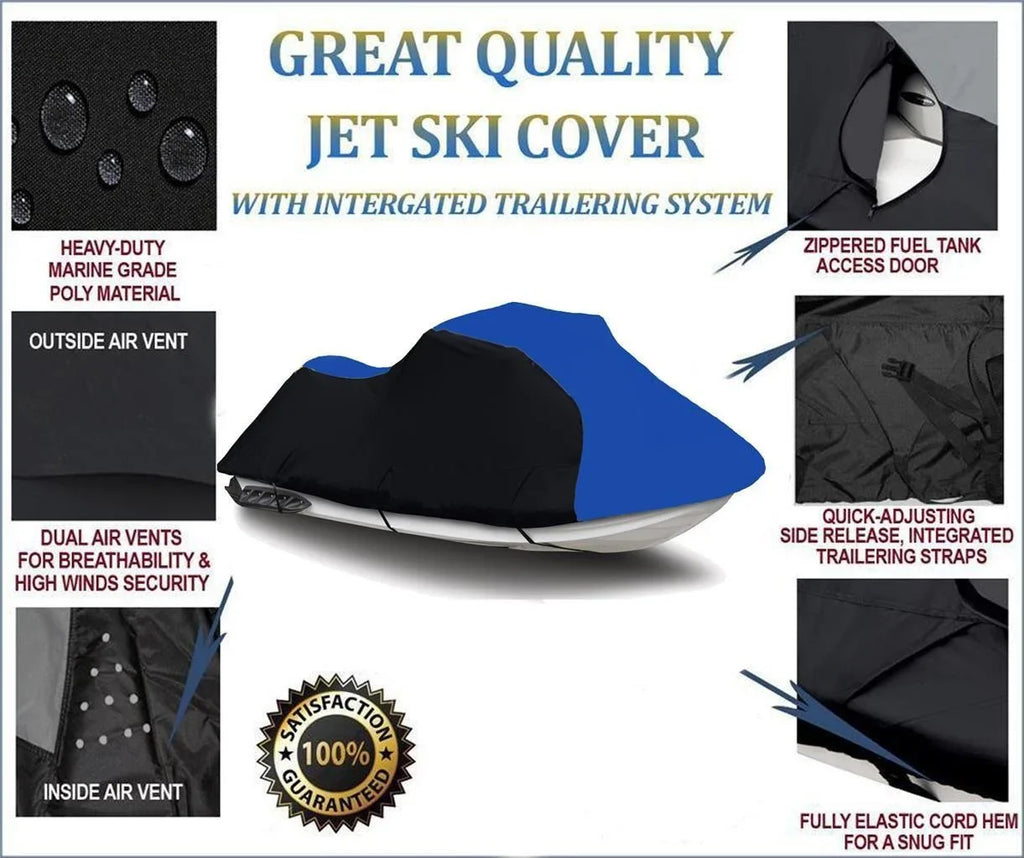 /  -, 600  Cover Compatible for Sea Doo Sea-Doo Bombardier GTi 1997 1998 1999 2000 Jet Ski Cover