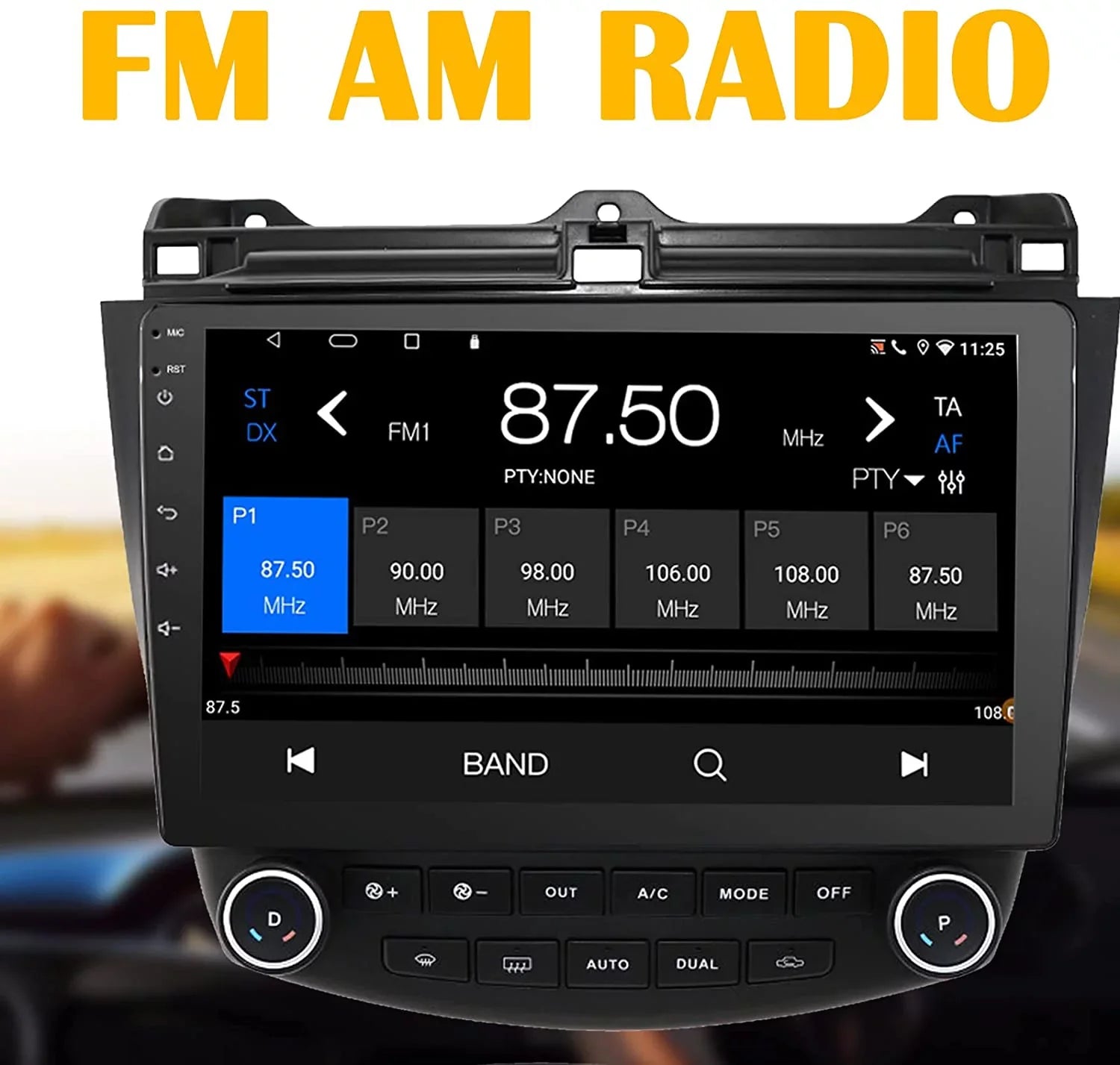 Binize Car Stereo Featuring  CarPlay&Android Auto 10 Inch Android10 for Honda Accord 7th 2003 2004 2005 2006 2007