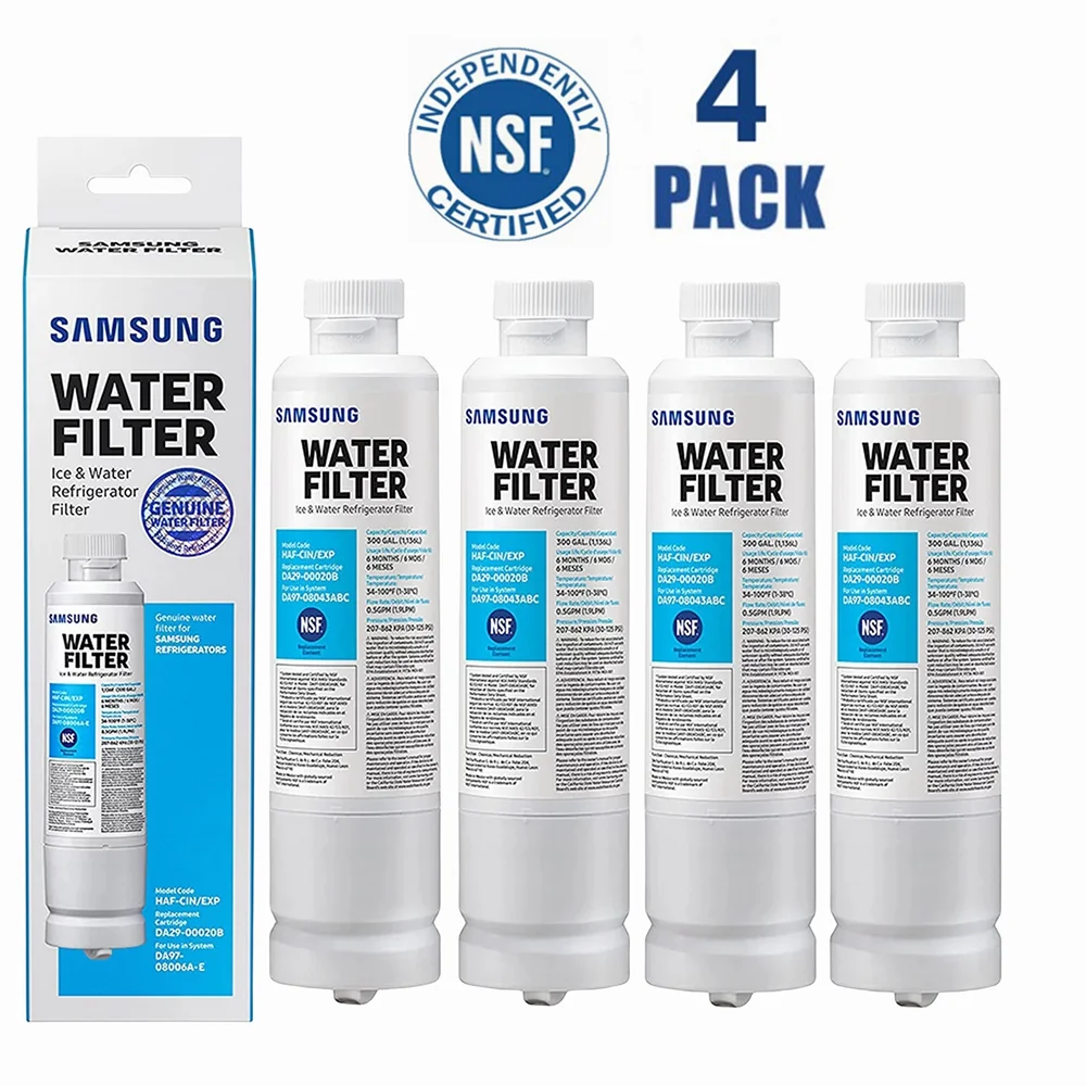 4 Pack DA29-00020B/ -/ Replacement Refrigerator Water Filter