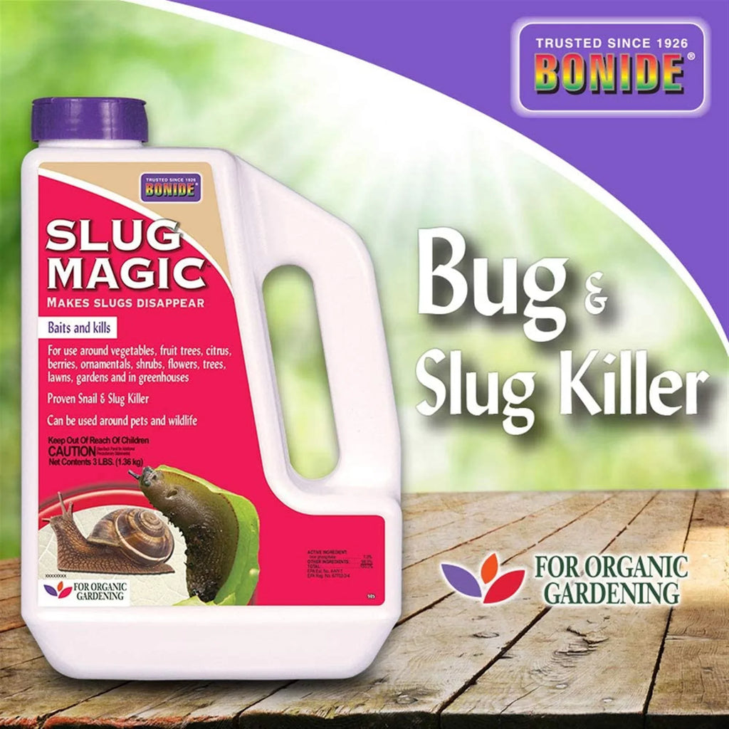 Bonide Slug Magic Insect Killer Granules 3 lb