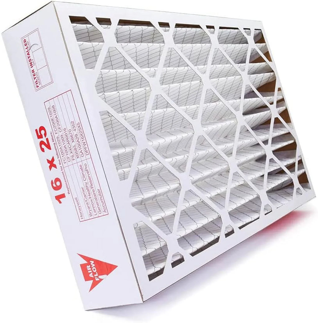 16X25x5  8   Furnace Air Filter Replacement For X0583 X6670 X6672, Dust 2-Pack, Made In The