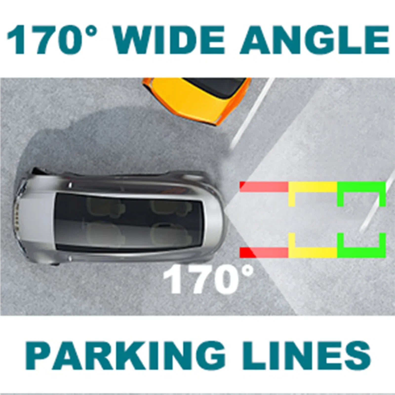 7" Display  1080P Wireless 3CH Rear View Backup Camera Kit for Truck Trailer