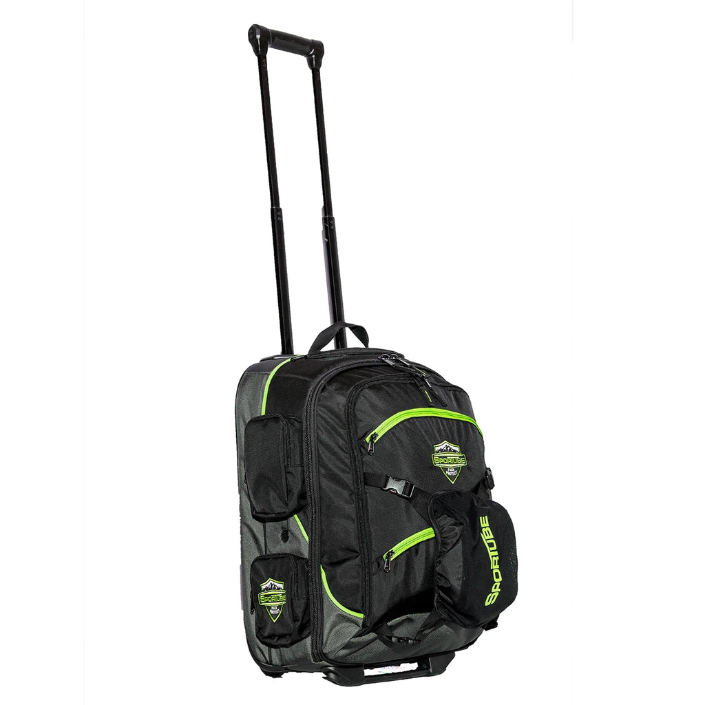 Sportube Cabin Cruiser Wheeled Carry On Padded Gear & Boot Bag, Green
