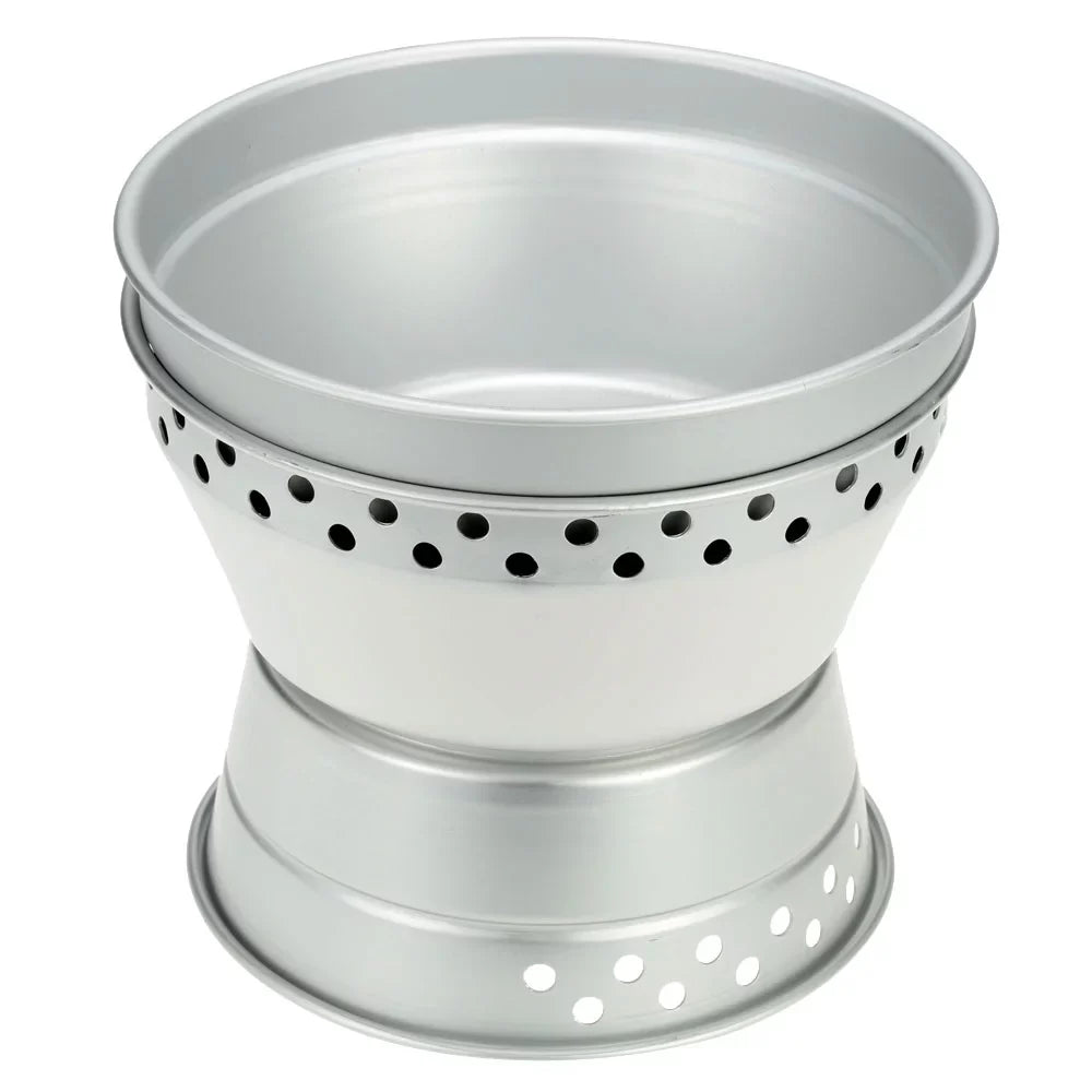 ammoon Cookware Set Portable Camping Stove Spirit with Stand Pot Pan and Gripper for Backpacking Hiking Picnic