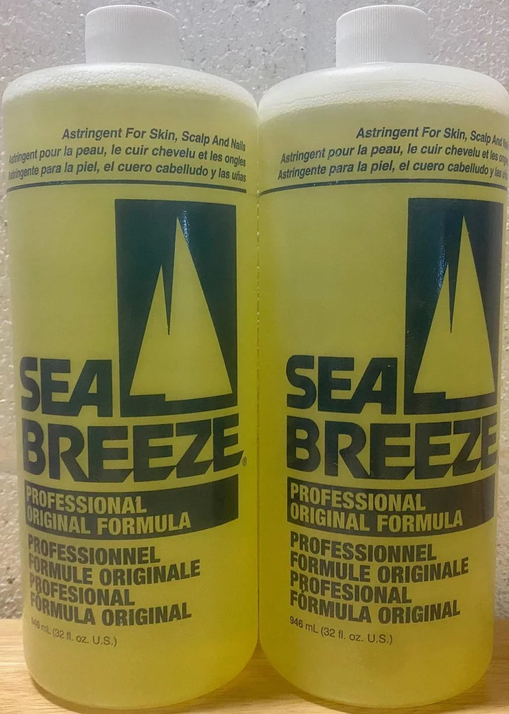 2-Pack Sea Breeze Astringent for Skin, Scalp and Nails 32 oz.