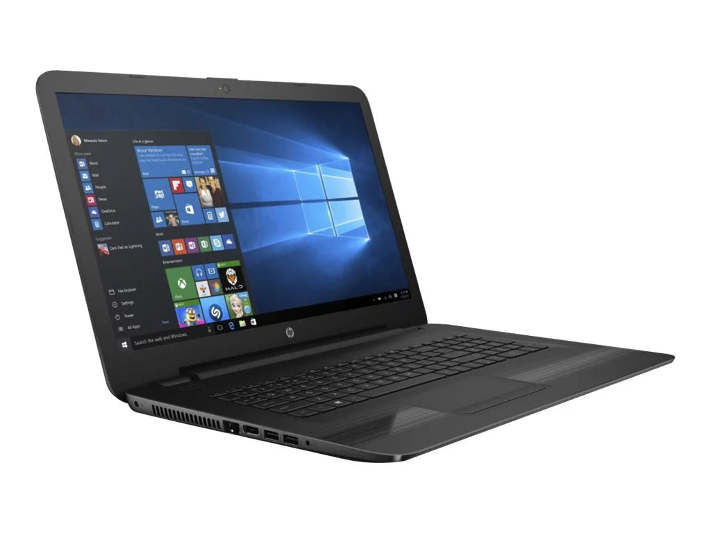 17-x116dx - Core i5 7200U / 2.5 GHz - Windows 10 Home - 8   - 1   - -Writer - 17.3" 1600 x 900 (+) -  Graphics 620 - textured linear gradient grooves in black - kbd: