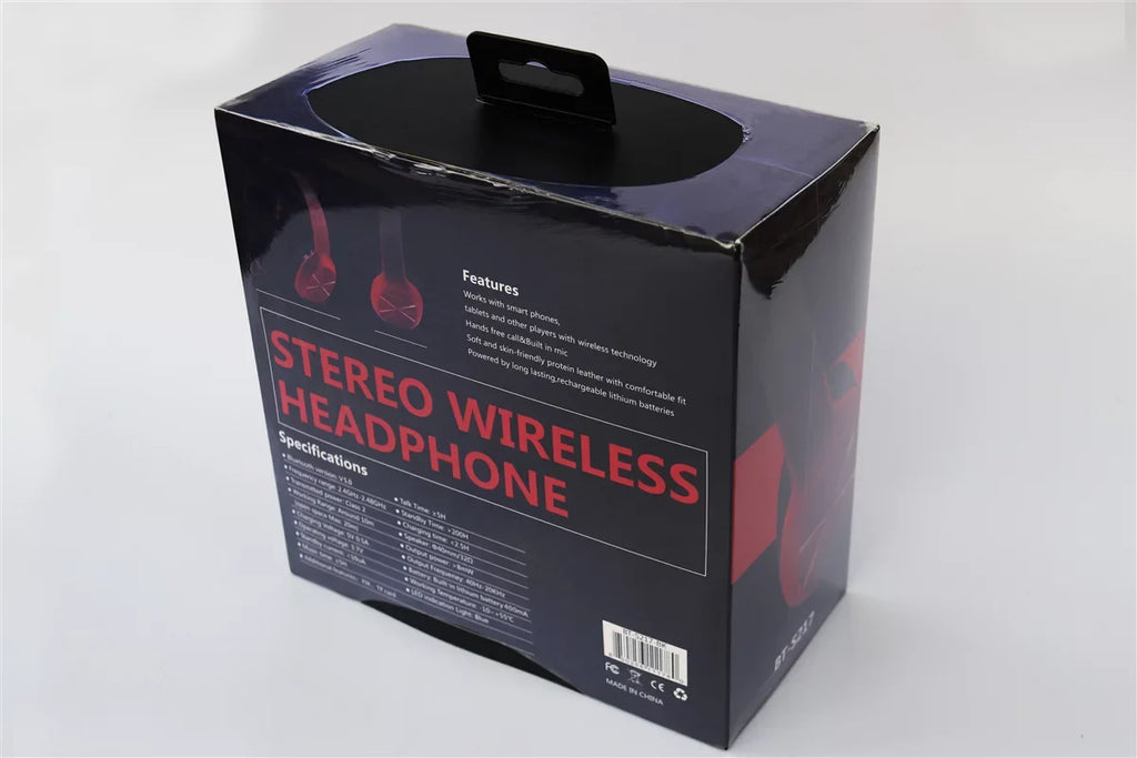 Over-the-Head Stereo Wireless Headsets for  Desire 21 Pro 5G, U20 5G,  Wildfire E3, Desire 20+, Wildfire E2, Desire 20 Pro, Wildfire X, U19e (Black)