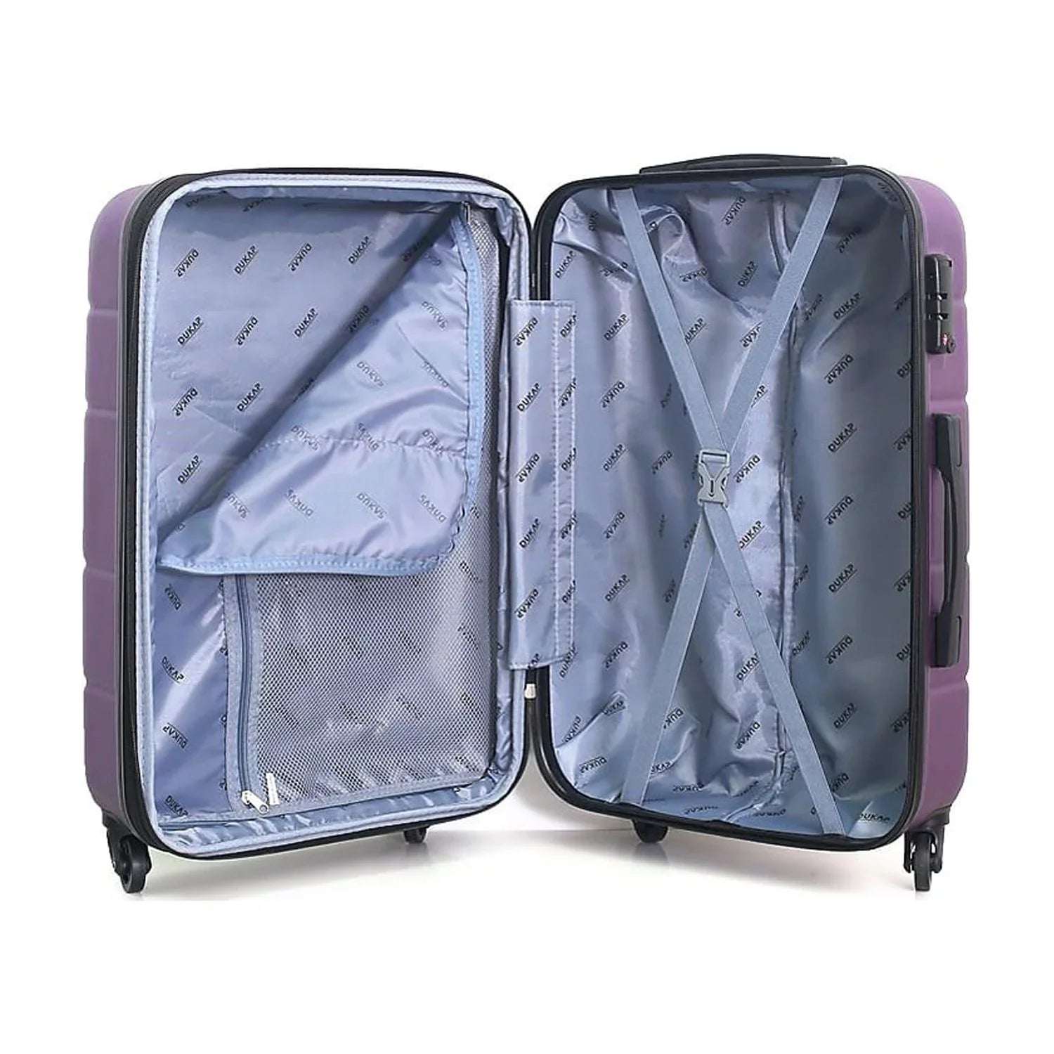 Plastic Carry-On Luggage Purple (DKROD00S-)