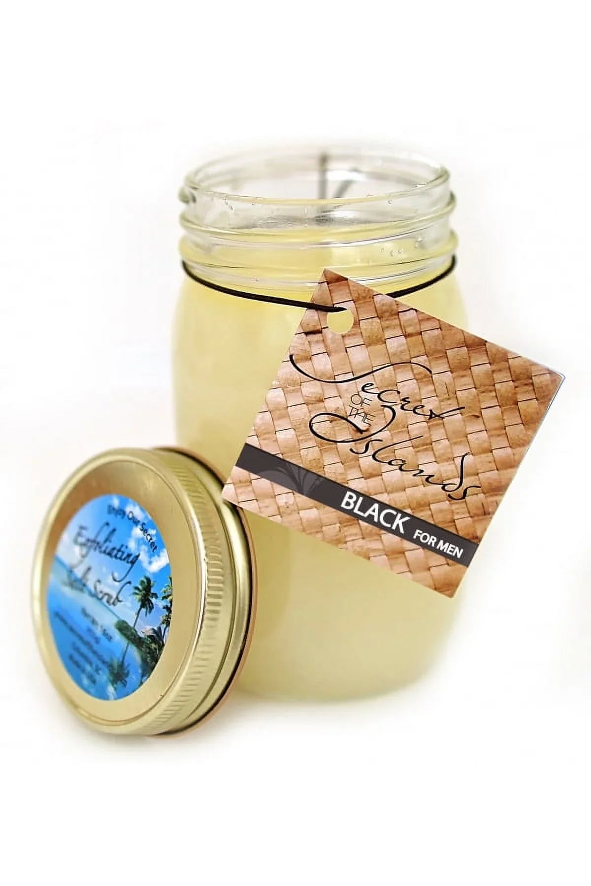 Secret of the Islands Black For Men Salt Scrub 16oz