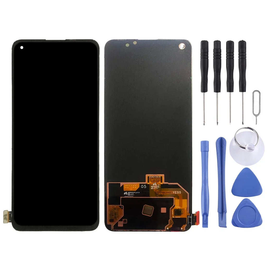 Cellphone Repair Parts For OnePlus Nord 2 5G 2021  with Digitizer Full Assembly Original  Screen (Black)