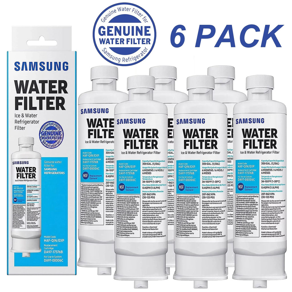 DA97-17376B -, DA9717376B -/ Refrigerator Water Filter RF23M8070SG Pack of 6