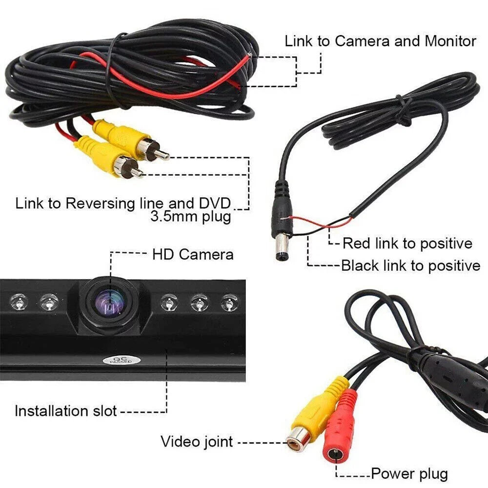 Parking Assistance Camera - Night Vision License Plate Frame