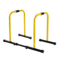 HiKaRiGuMi Portable Dip Bar Exercise Your Arms, Abdominal Muscles, Chest, Shoulders, and Back Through Pull-ups 20.08-26.77 Inches Spacing,High-strength Steel Pipes