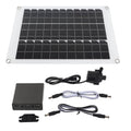 Goldmeet Solar Fountain Pump Kit 20W Panel Powered Water Submersible Low Noise 12V for Bird Bath Fish Pond Garden Hydroponic