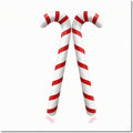 Jumbo Candy Cane Floats - 2 Pack Inflatable Balloons for Festive Pool Decorations and Outdoor Candy Cane Displays