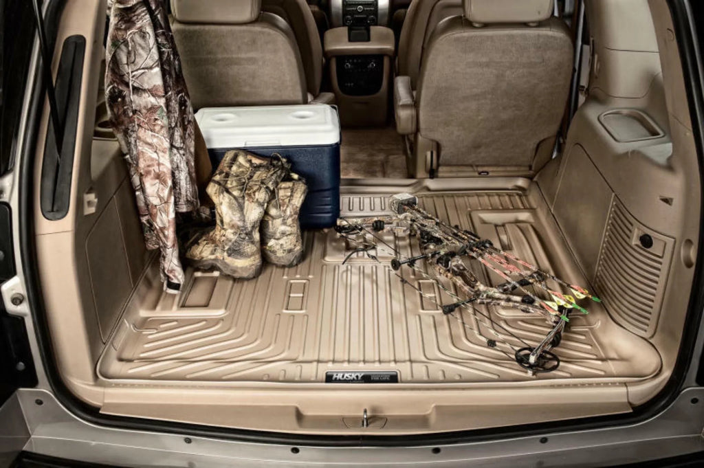 Husky by RealTruck Weatherbeater Series Cargo Liner Black Compatible with 07-12 Chevrolet Tahoe/07-12  Yukon; w/ or w/o 3rd row Seat