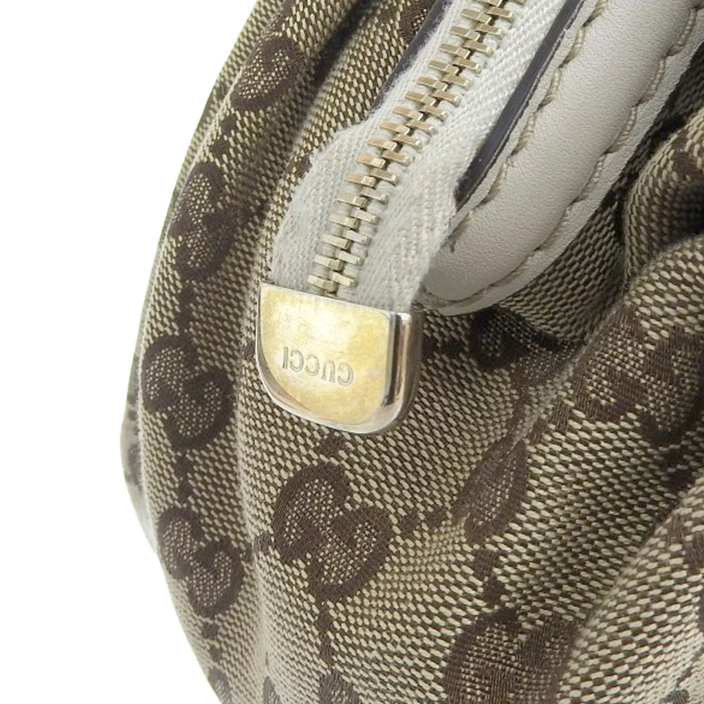 Pre-Owned Gucci  handbag tote bag  canvas leather beige 223974 506631 (Good)