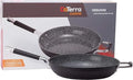 DaTerra Cucina Professional 13 Inch Nonstick Frying Pan | Italian Made Ceramic Nonstick Pan Sauté Pan, Chefs Pan, Non Stick Skillet Pan for Cooking, Sizzling, Searing, Baking and More