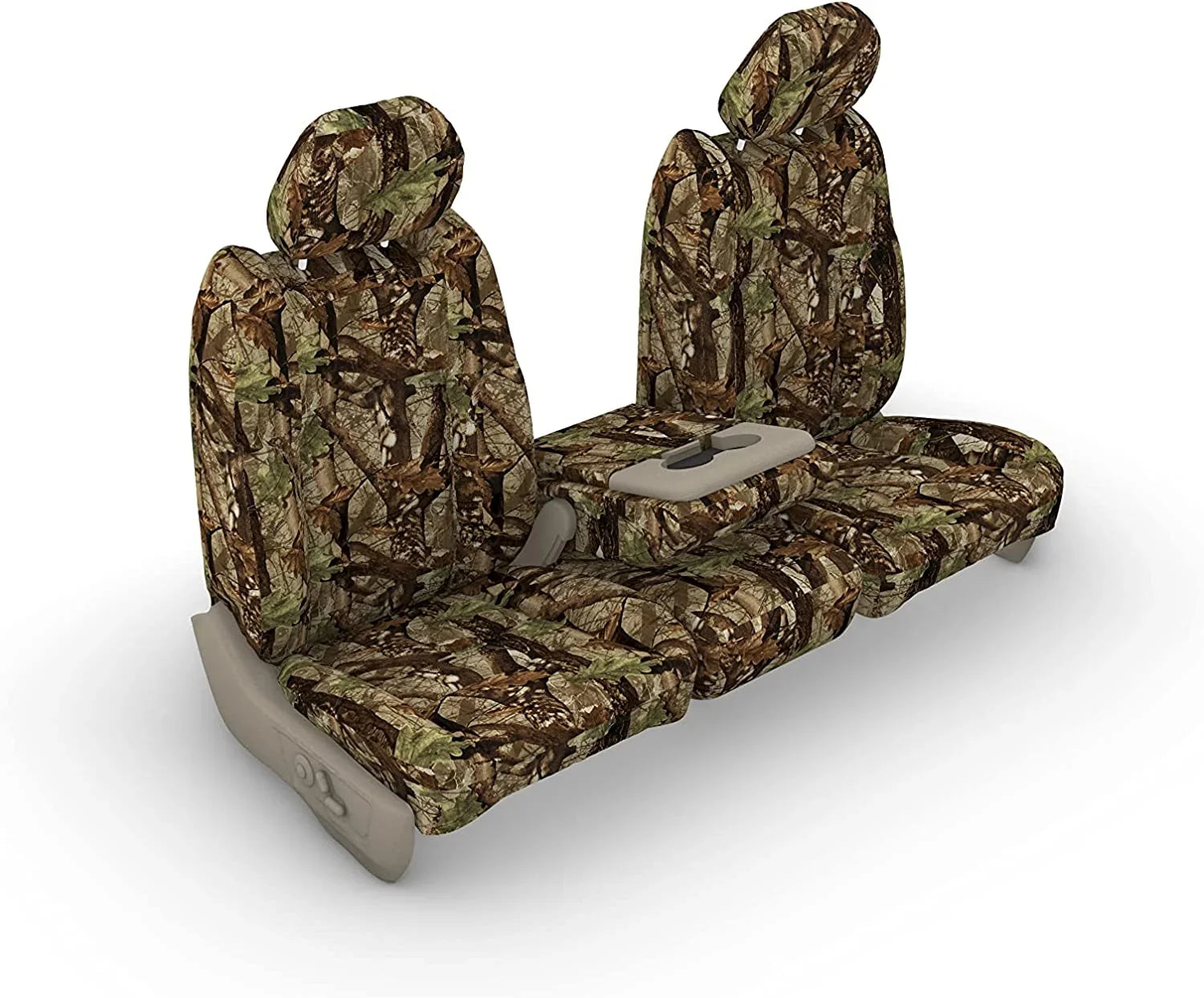 F486 2014 Ford F150 & 2015-2021 F250-F550 Front 40/20/40 Split Seat with Opening Center Console and Opening 20 Section Seat Bottom in DS1C Camouflage Endura