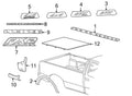 New Genuine Ford F-150 Truck Bed Molding Upper 5.5FT (2004)  4L3Z84291A41AAA