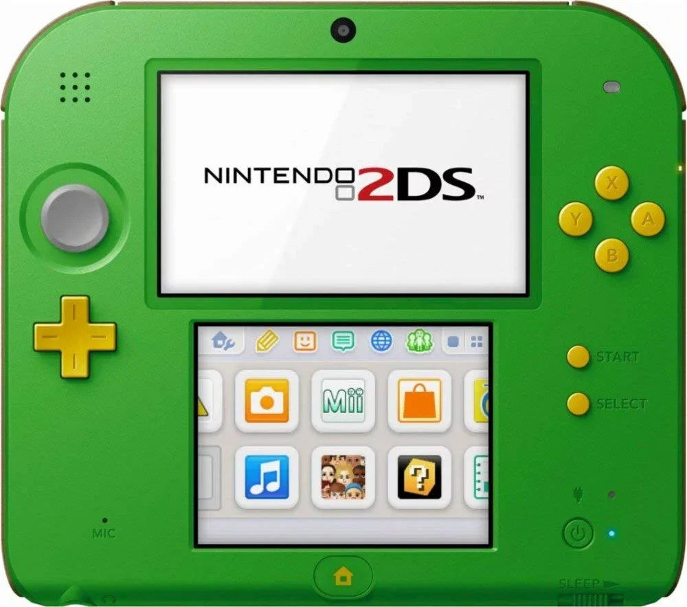 Restored - Nintendo 2DS - Zelda Ocarina of Time Edition (Refurbished)