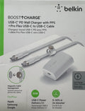 Belkin 30W Wall Charger with -C to -C Cable Bundle (Boost Charge) - White