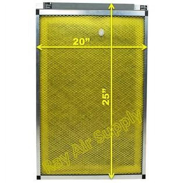 20x25 Replacement Filter Pads Compatible with MicroPower Guard Air Cleaner (3 Pack)