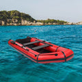 Campingsurvivals 10ft  Inflatable Fishing Assault Boat Red