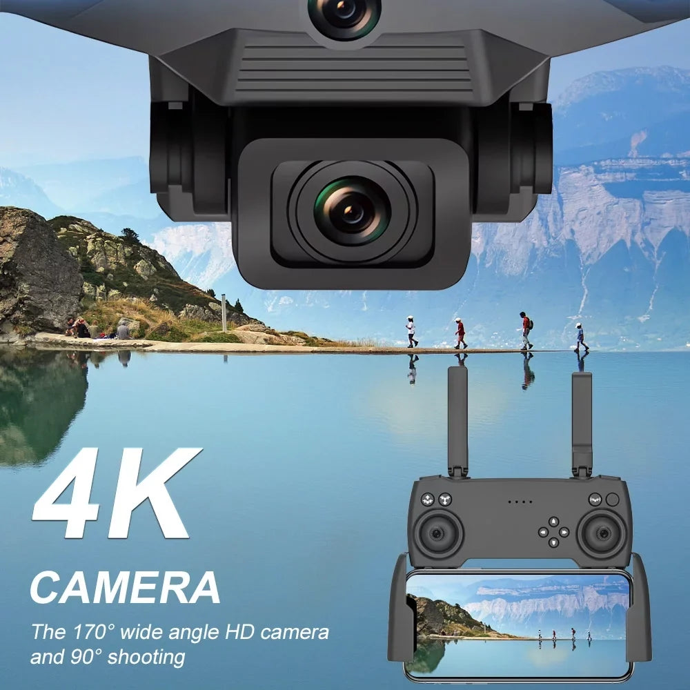 Drone with 4K Dual Camera for Adults and Kids, Foldable Mini Drone Beginners Toys with 3 Batteries for boys 8 - 10 years, Toys Gifts for Kids Ages 7 8 9 10 11 12 13 14 Year Old
