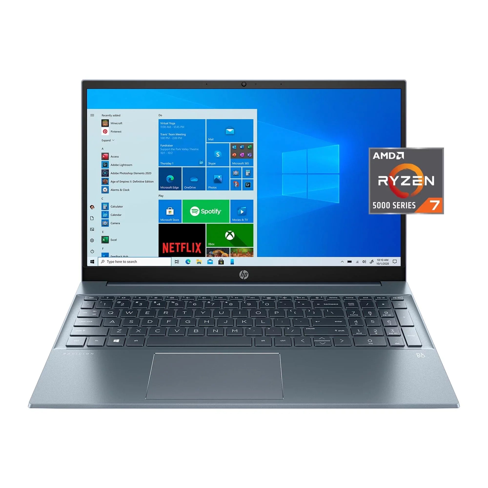 Pavilion 15.6" ,  Ryzen 7-5700U, 8GB , 512GB , Horizon Blue, Windows 11, 15-eh1070wm