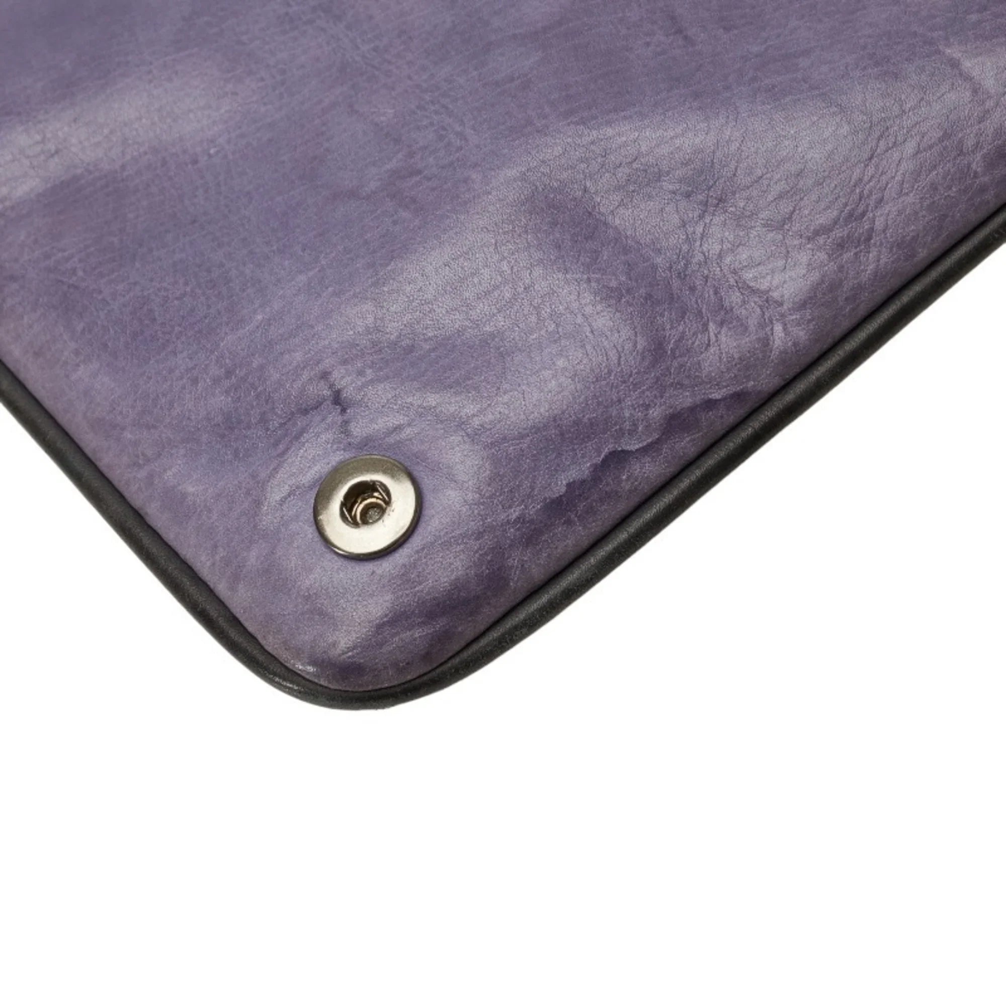Pre-Owned Berluti Second Bag Clutch Gray Purple Leather Men's (Good)