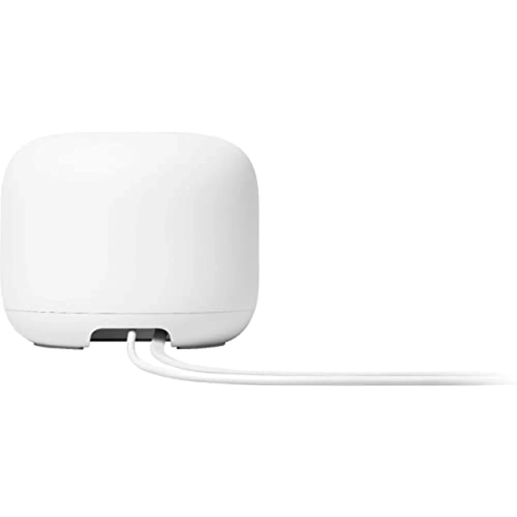 Google Nest WiFi - AC2200 (2nd Generation) Router and Add On Access Point Mesh Wi-Fi System Bundles (Router Only, Snow)