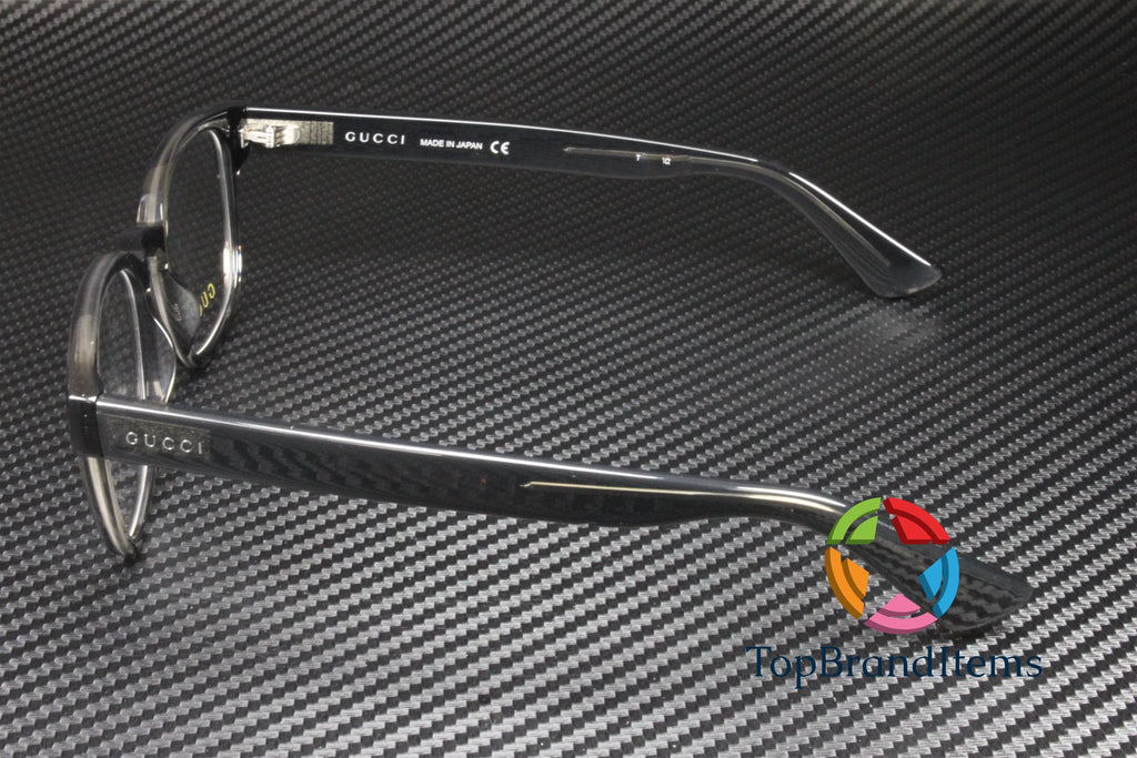 GG0927O 004 Rectangular Square Grey Shiny Demo Lens 49 mm Men's Eyeglasses