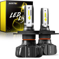 H4 9003 HB2  Bulb Fanless, Adjustable Beam 6500K Xenon White, 300% Night Visibility Dual Beam Conversion Kit Pack of 2