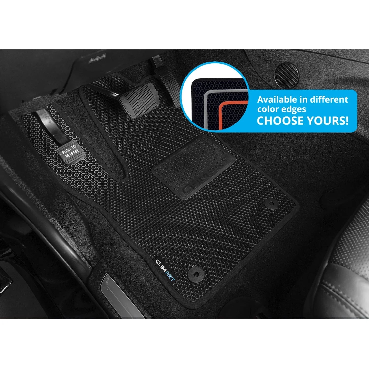 Watertrap Custom Fit Floor Mats Compatible for Jeep Grand Cherokee 2016-2021, 1st & 2nd Row, Car Mats Floor Liner, All-Weather, Car Accessories for Man & Woman, Black/Black - FL011318032