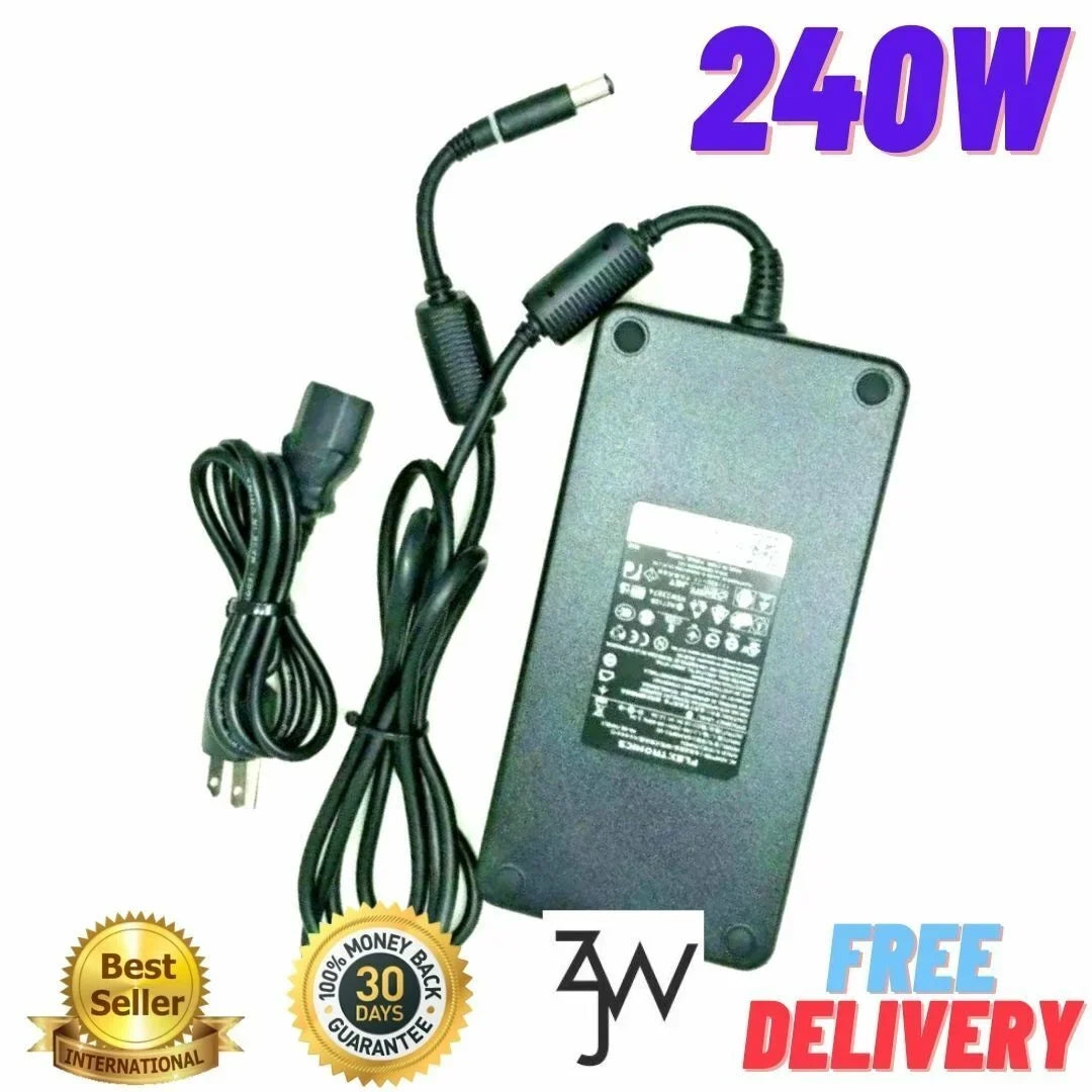 Lot of 10 Genuine Dell 240W 19.5V 12.3A Laptop Power Charger GA240PE1-00