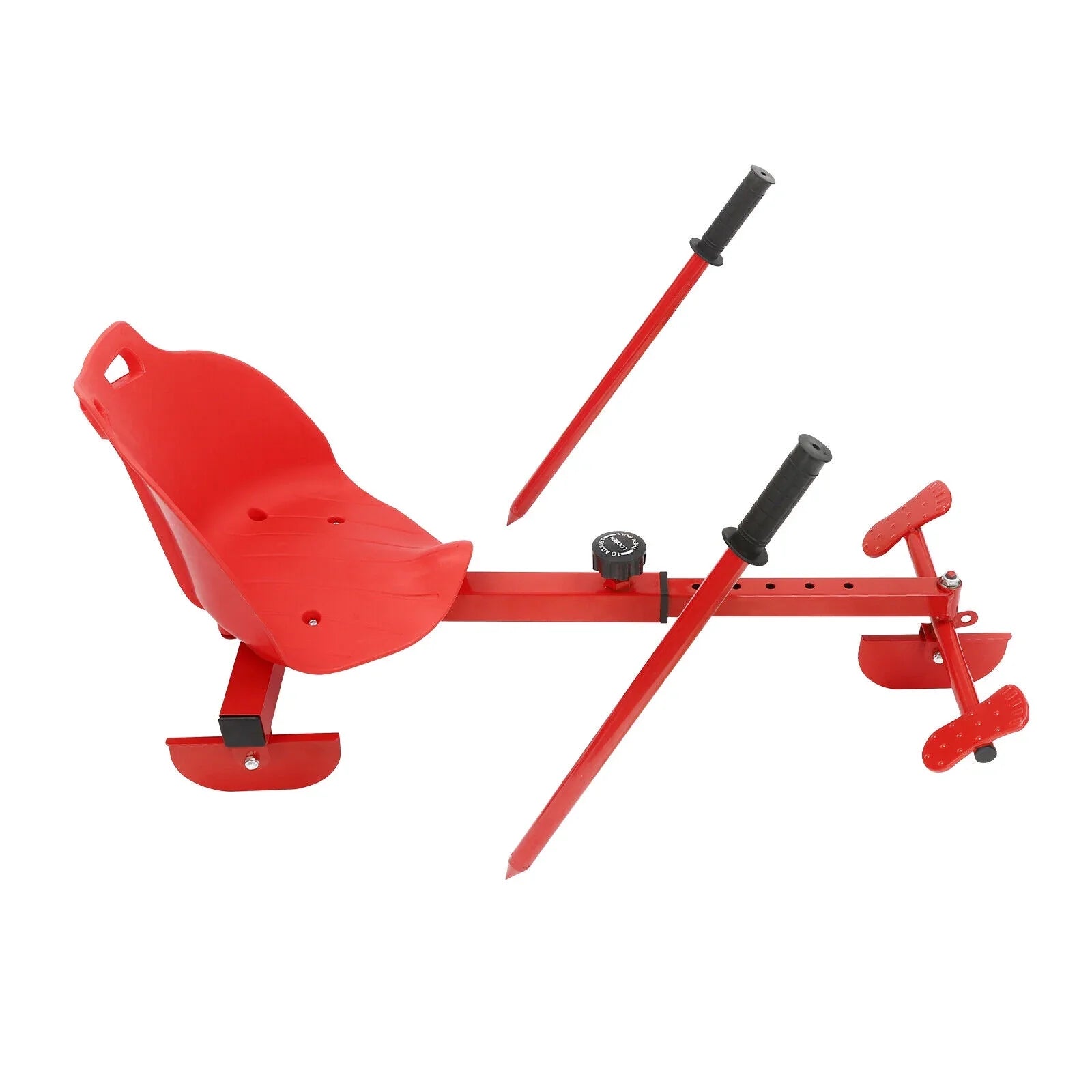 Snow Ski Sled Winter Teens Seat On Sled Ski/Snow Scooter Red