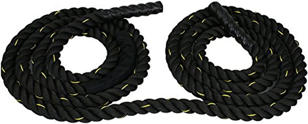 1.5" Diameter Poly Dacron 30FT Battle Rope Workout Fitness Core Exercise Strength Training Ropes Indoor Home