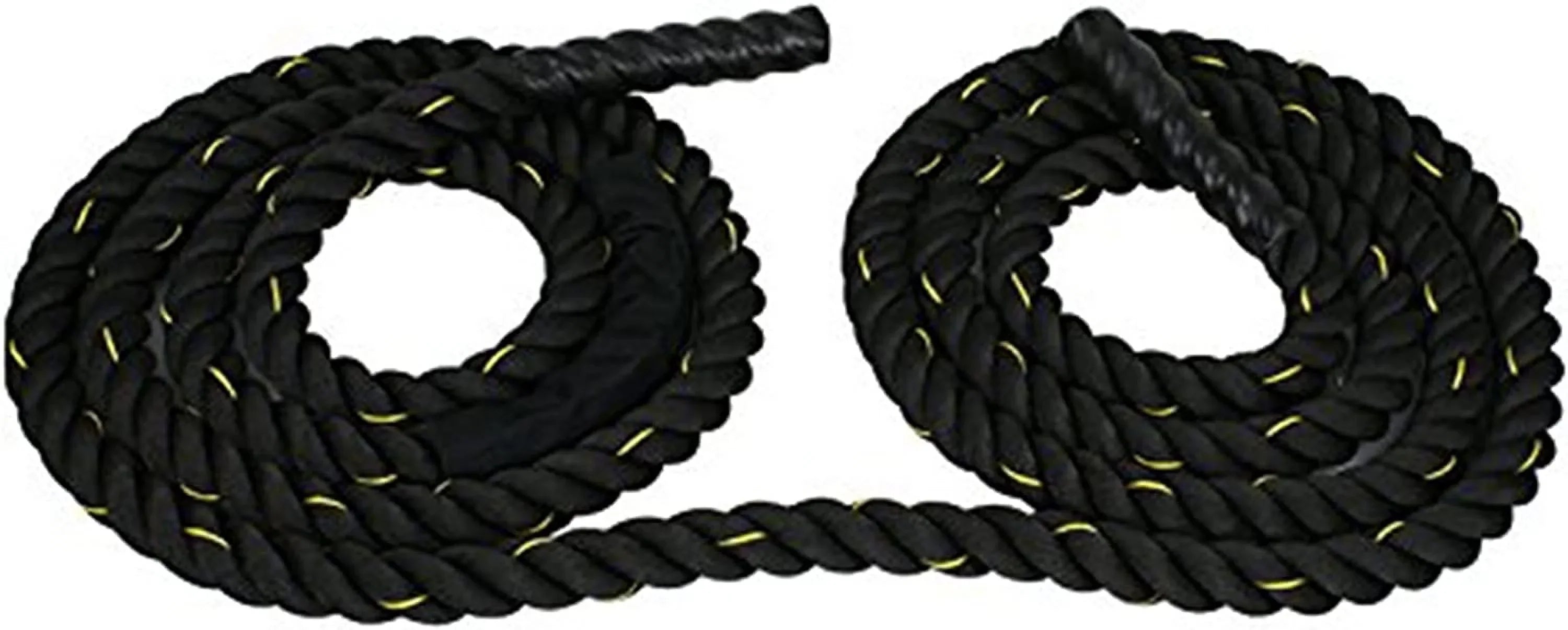 1.5" Diameter Poly Dacron 30FT Battle Rope Workout Fitness Core Exercise Strength Training Ropes Indoor Home