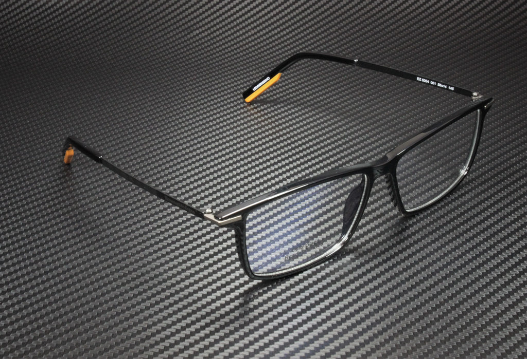 Ermenegildo Zegna EZ5204 001 Shiny Black Clr Lens Injected 58mm Men's Eyeglasses
