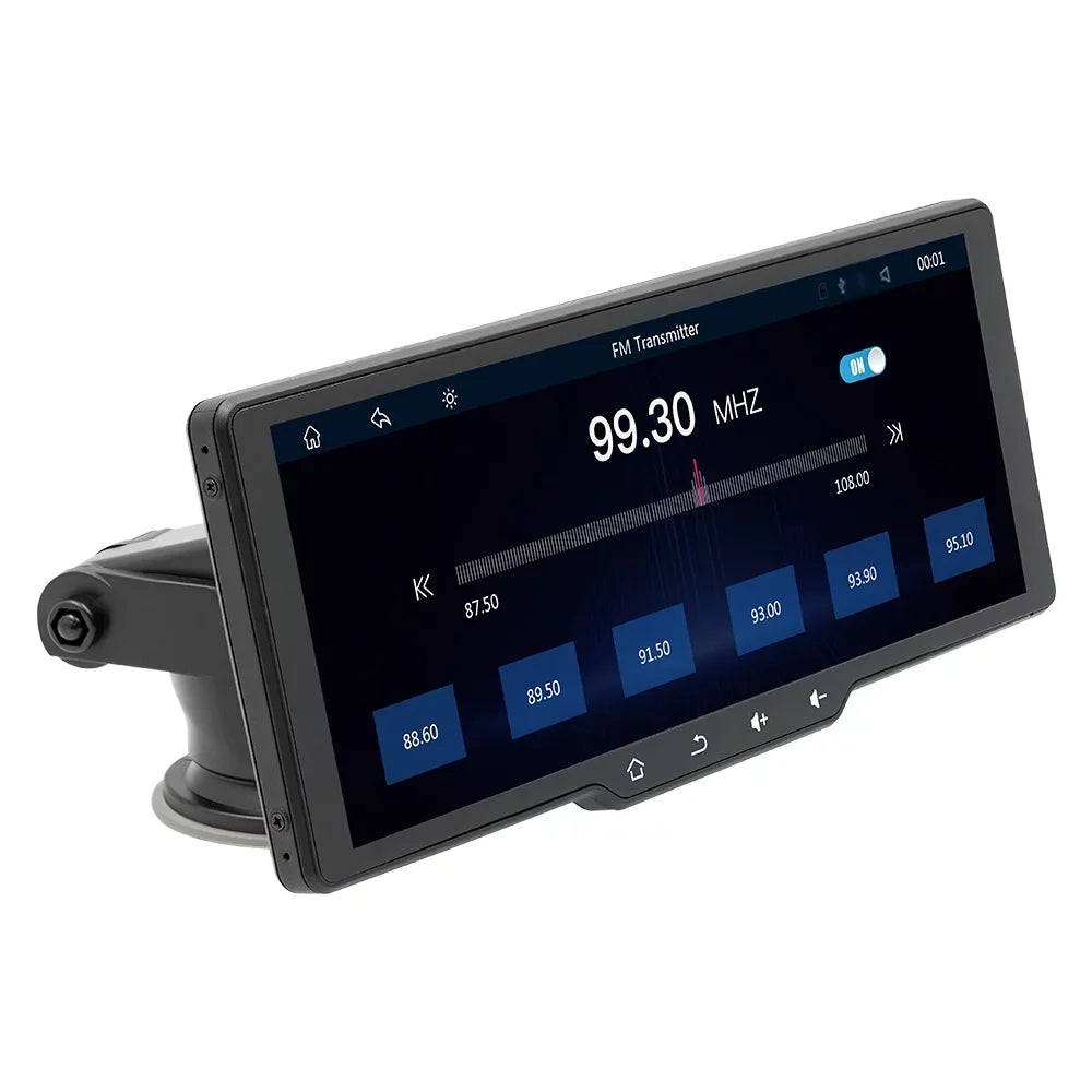 Shinysix Portable Wireless CarPlay Multi-language Car Video Recorder Car Camera Auto Camcorder 10.26in Car Rearview Camera Mobilephone  Control Car MultiMedia Player