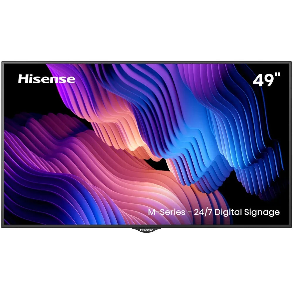 Hisense 49BM66AE-A000 49 in. M Series,  4K 500 Nits Commercial 24 x 7 Digital Signage Display