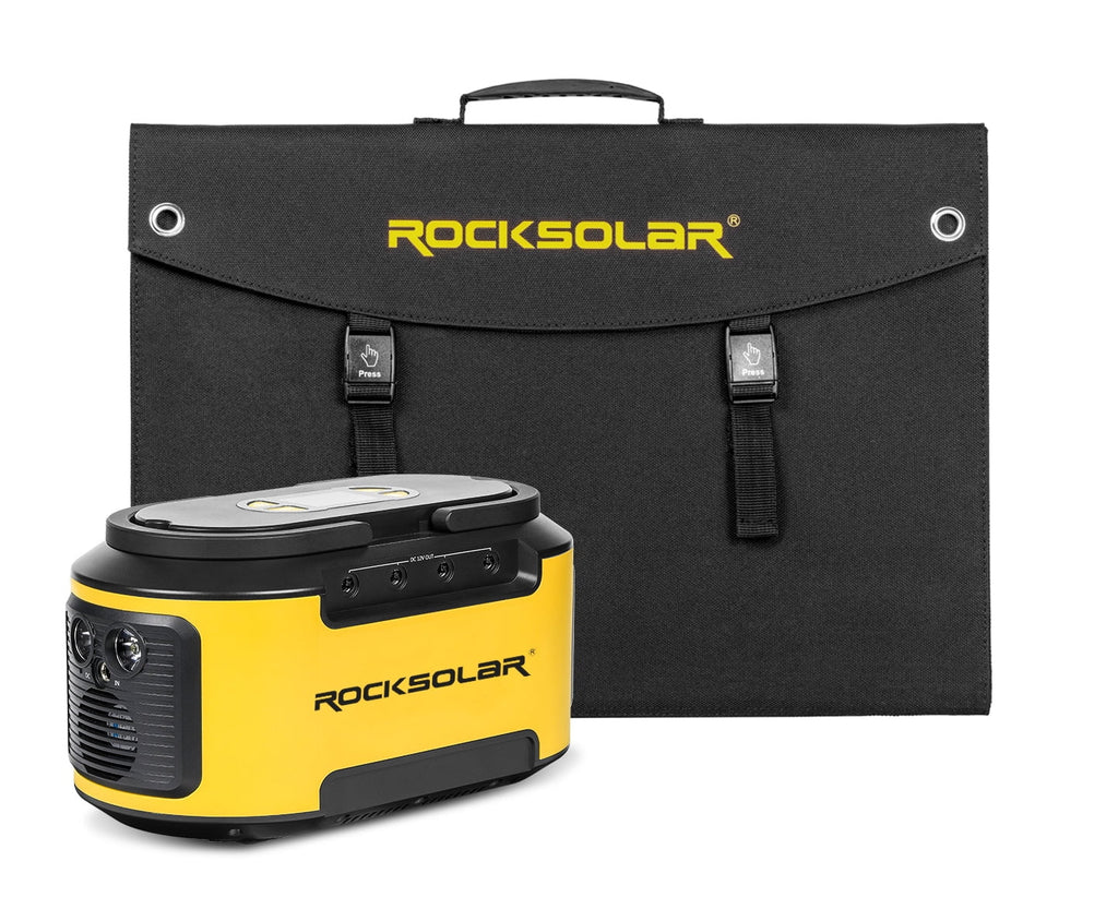 Ready 200W Portable Power Station with a 30W Foldable Solar Panel Solar Generator Kit