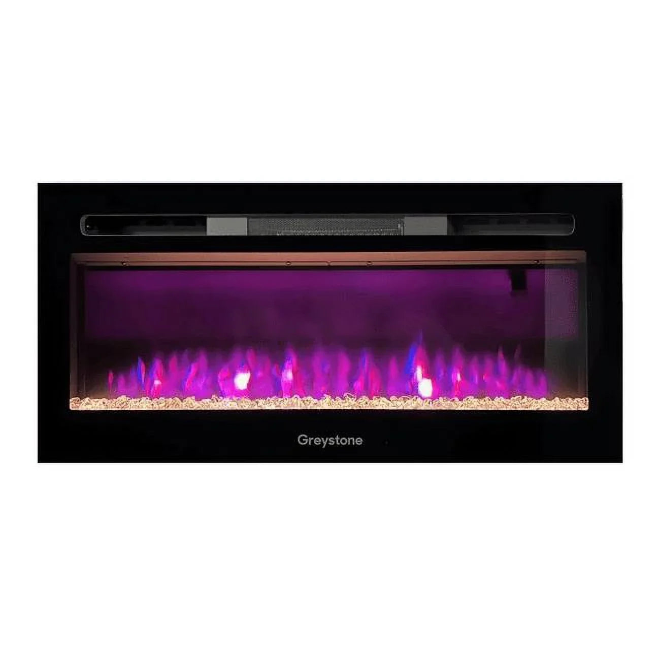 Furrion 2022302126 36 in. Steel Fireplace 3-Color Crystal Set, Black