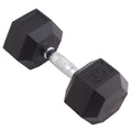 Body Sport Rubber Encased Hex Dumbbell Weight – Dumbbells for Exercises – Strength Training Equipment – Home Gym