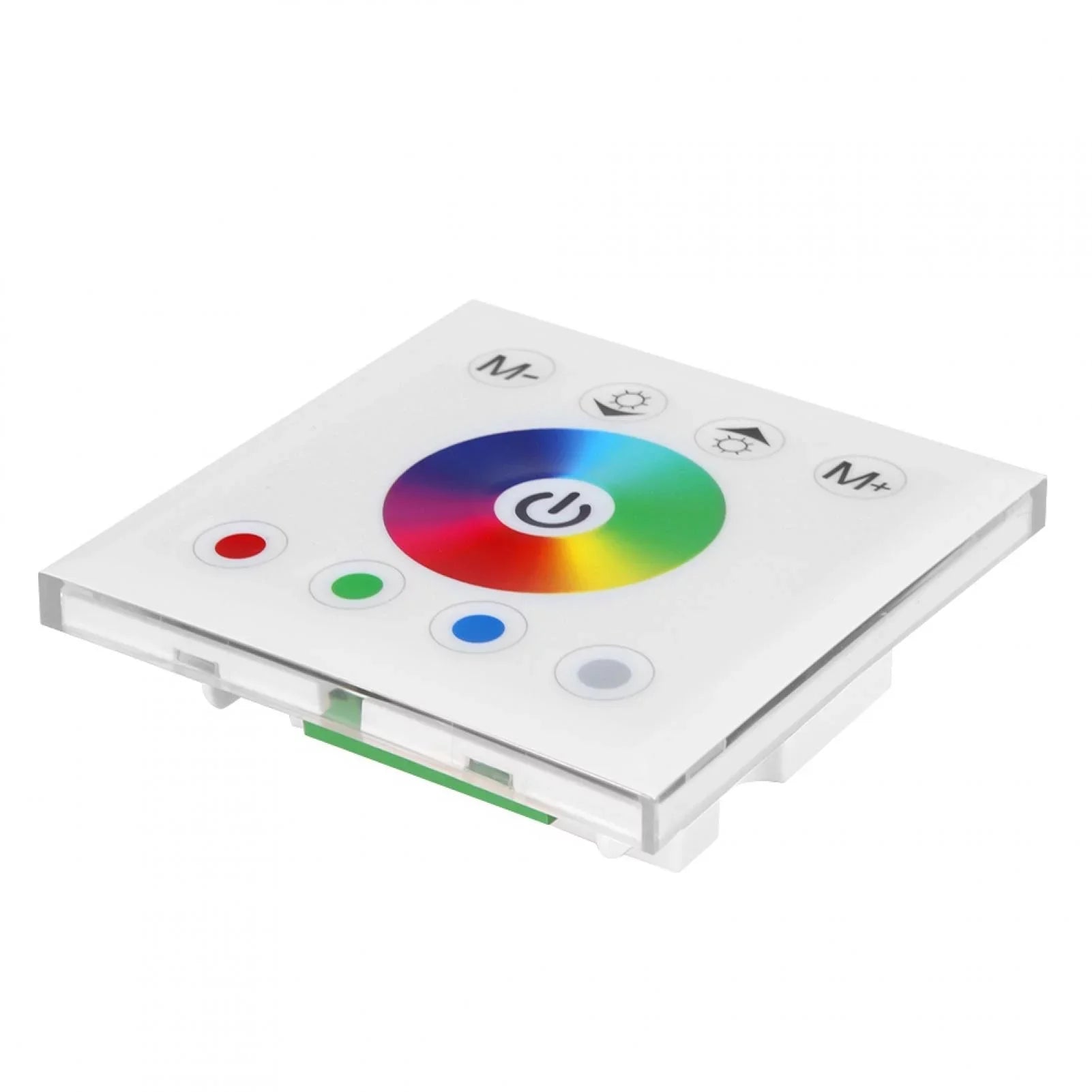 Jadeshay Panel Controller Wall Mounted Colorful   Touch Panel Controller Dimmer Switch for  Strip Light(white)