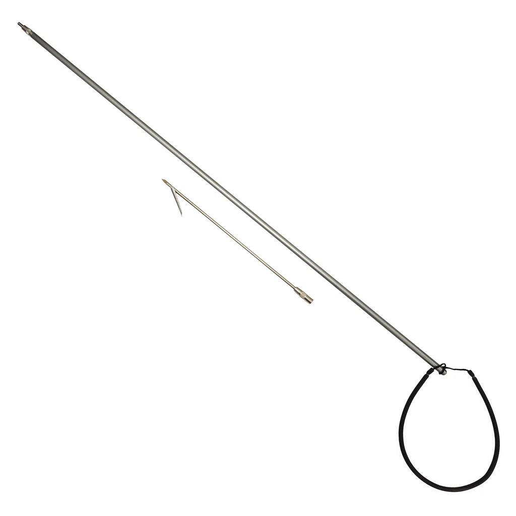 Scuba Choice Heavy Duty Silver Aluminum 6ft Pole Spear w/ 1 Prong Speartip