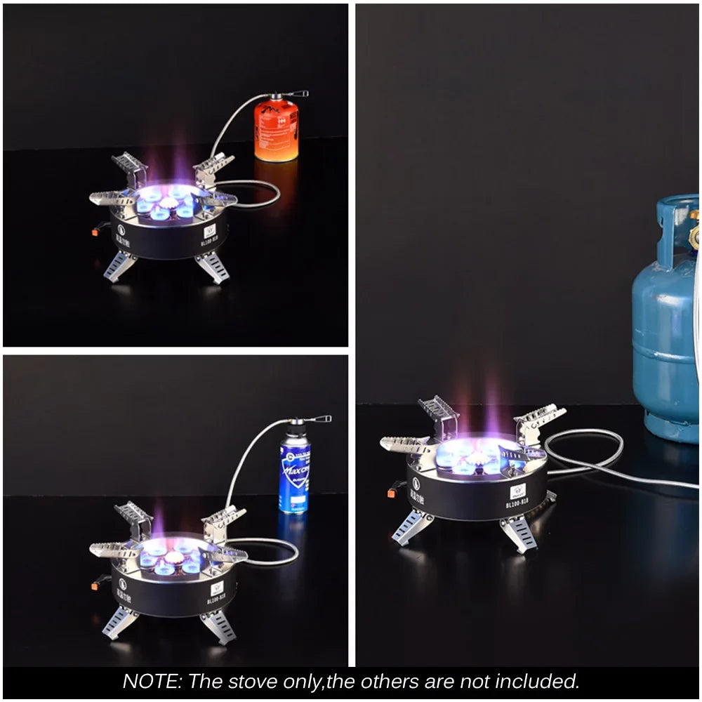18000W High-power Camping Stove, Foldable Backpacking Stove for Hiking