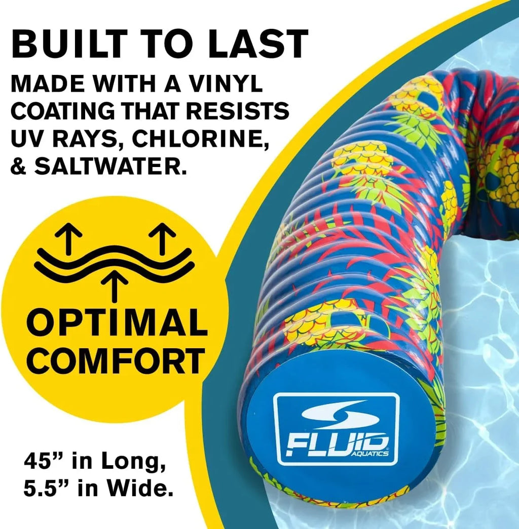 Fluid - Deluxe Swimming Pool Noodle - 2 Pack . Pool toy, Unisex,Teen